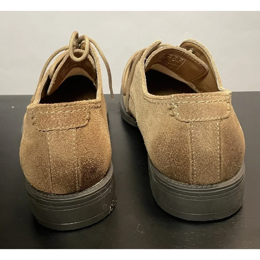 hush puppies oxford shoes M 8.5 Distressed‎ Brown New